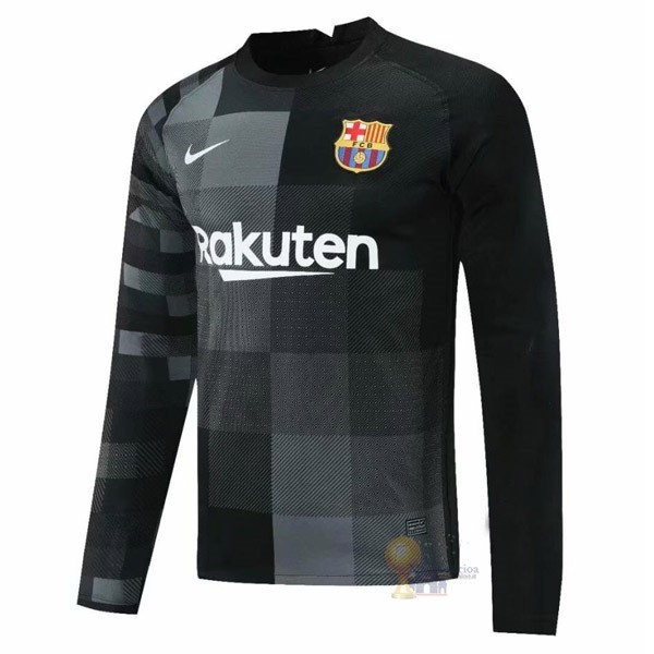 Calcio Maglie Portiere Manica lunga Barcellona 2021 2022 Nero