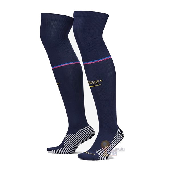 Calcio Maglie Terza Calzettoni Barcellona 2021 2022 Blu Navy