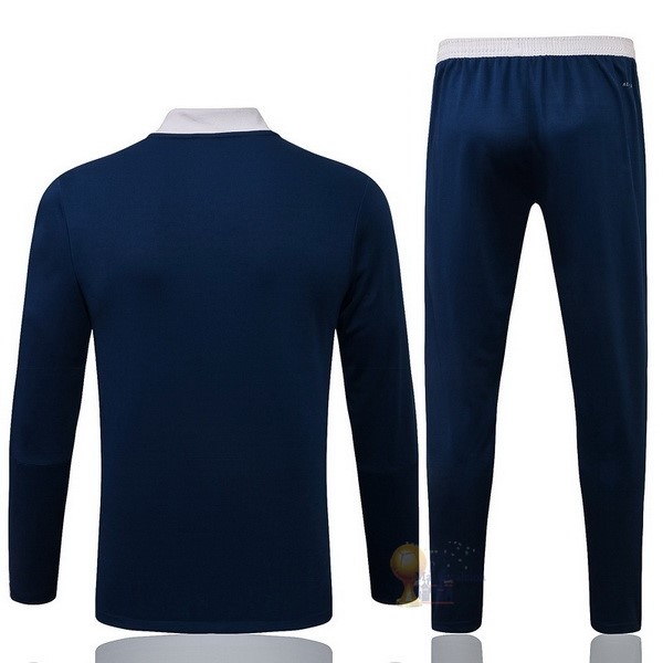 Calcio Maglie Giacca Feyenoorod Rotterdam 2021 2022 Blu Navy Bianco