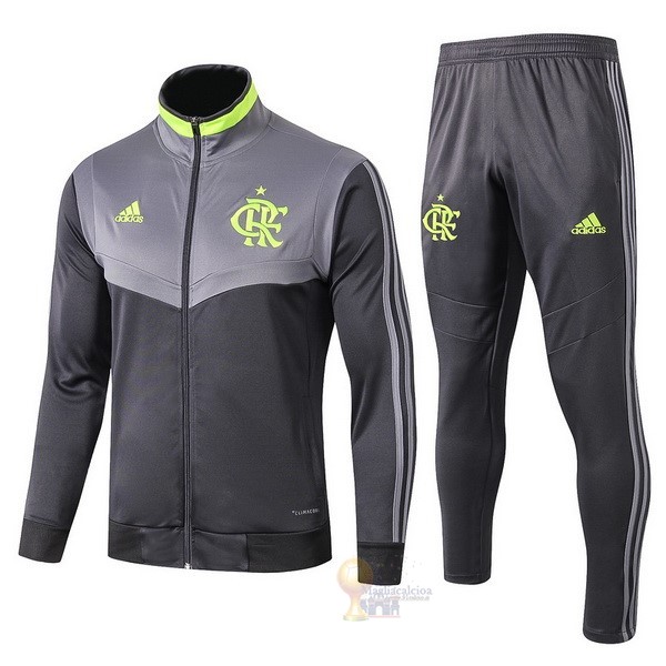 Calcio Maglie Tuta Presentazione Flamengo 2019 2020 Grigio Luce