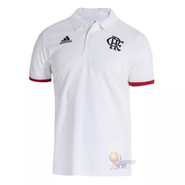 Calcio Maglie Polo Flamengo 2021 2022 Bianco
