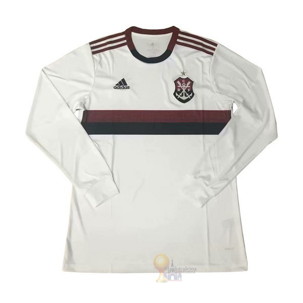 Calcio Maglie Away Manica lunga Flamengo 2019 2020 Bianco