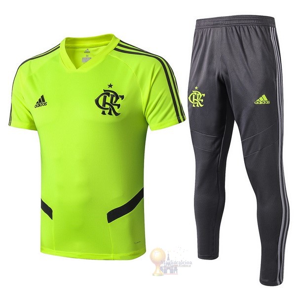 Calcio Maglie Formazione Set Completo Flamengo 2019 2020 Verde