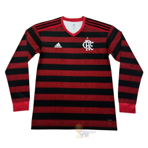 Calcio Maglie Home Manica lunga Flamengo 2019 2020 Rosso
