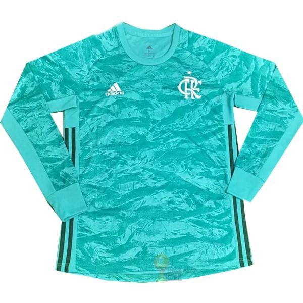 Calcio Maglie Manica lunga Portiere Flamengo 2019 2020 Verde