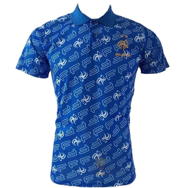 Calcio Maglie Polo Francia 2019 Blu Luce