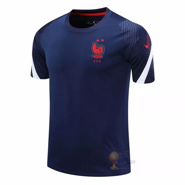 Calcio Maglie Entrenamiento Francia 2020 Blu Navy