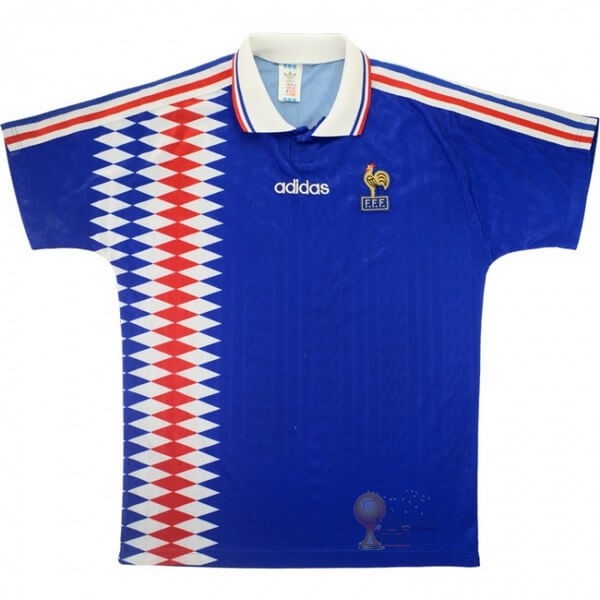 Calcio Maglie Home Maglia Francia Retro 1994 Blu