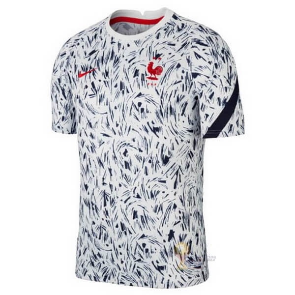 Calcio Maglie Pre Match Maglia Francia 2020 Bianco