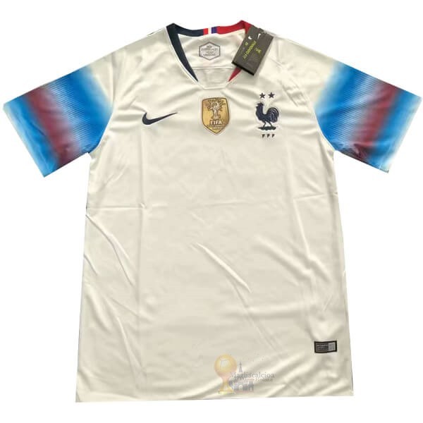 Calcio Maglie Thailandia Away Maglia Francia 2019 Bianco