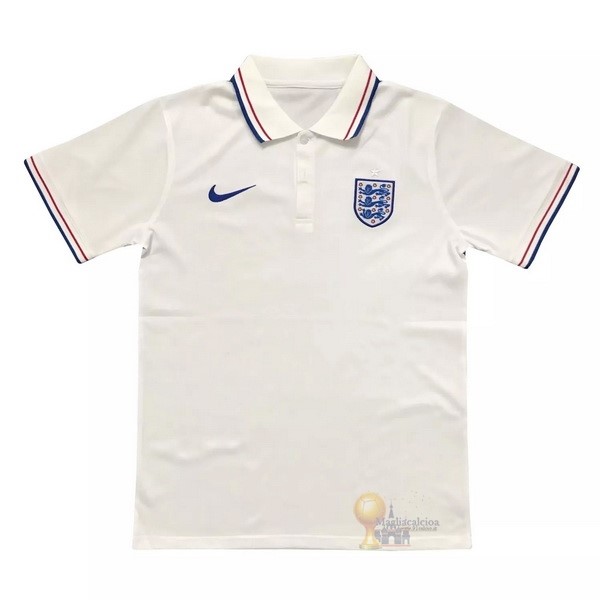 Calcio Maglie Polo Inghilterra 2020 Bianco