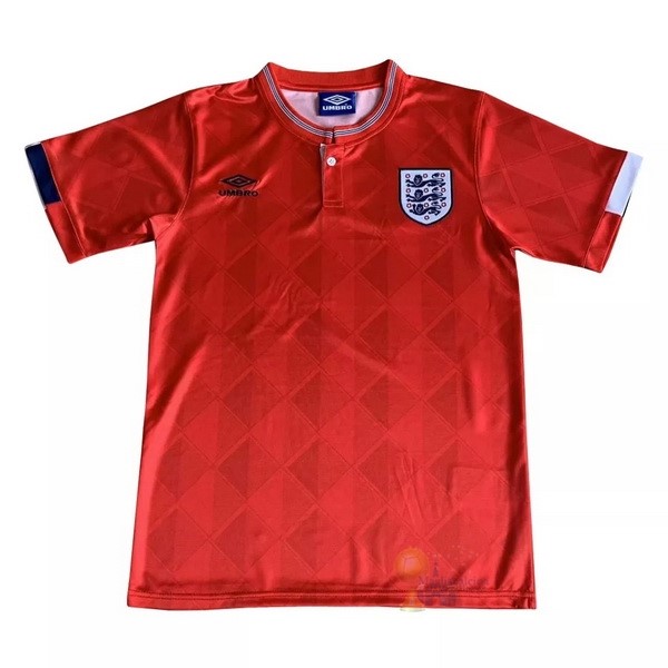 Calcio Maglie Away Maglia Inghilterra Stile rétro 1989 Rosso