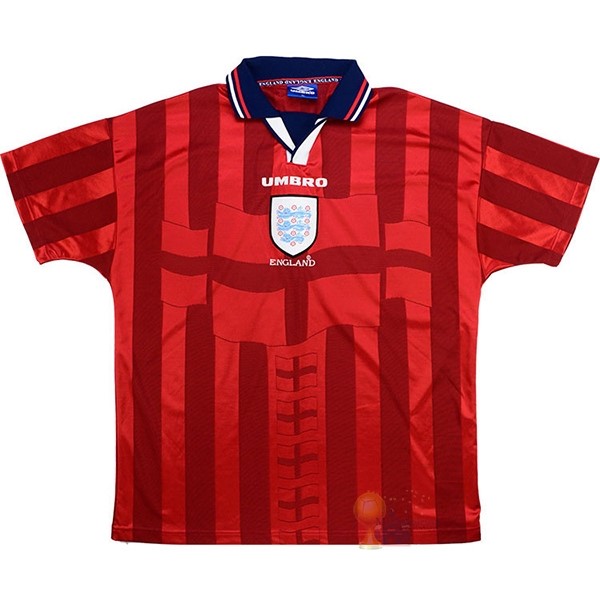 Calcio Maglie Away Maglia Inghilterra Stile rétro 1998 Rosso