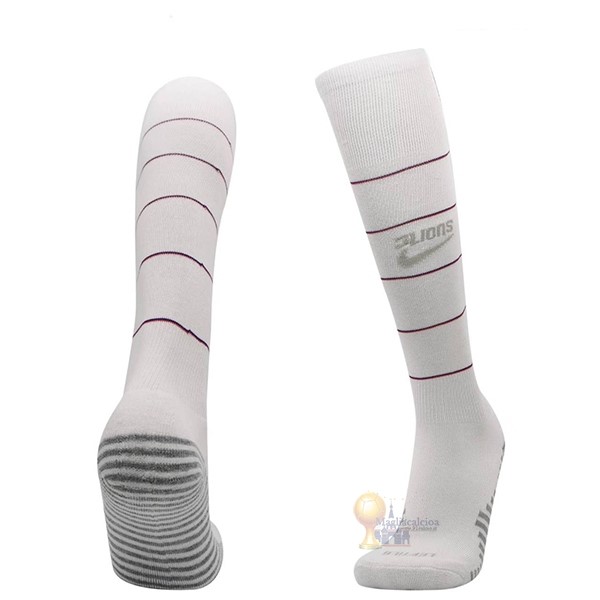 Calcio Maglie Home Calzettoni Inghilterra 2020 Bianco