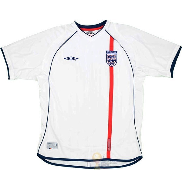 Calcio Maglie Home Maglia Inghilterra Retro 2002 Bianco