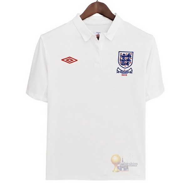Calcio Maglie Home Maglia Inghilterra Stile rétro 2010 I Bianco
