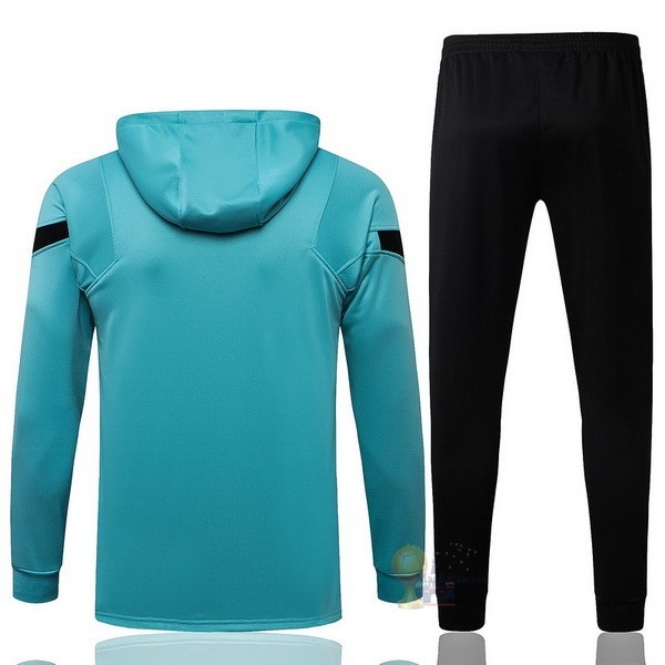 Calcio Maglie Felpa Cappuccio Inter Milán 2021 2022 I Verde Nero