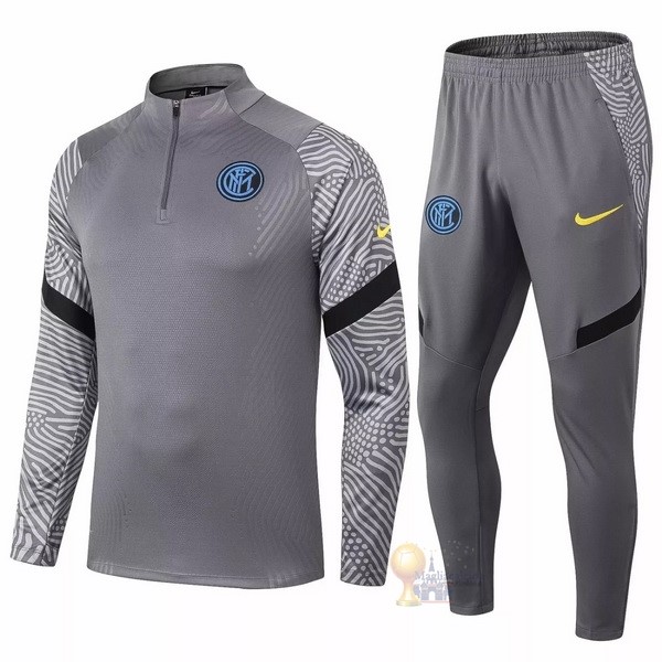 Calcio Maglie Giacca Inter Milán 2020 2021 Grigio
