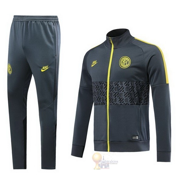Calcio Maglie Tuta Presentazione Inter Milán 2019 2020 Grigio