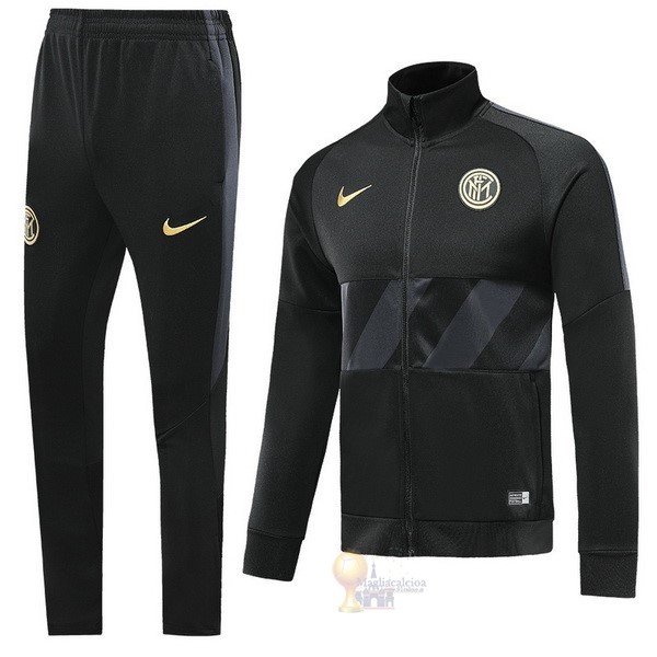 Calcio Maglie Tuta Presentazione Inter Milán 2019 2020 Nero