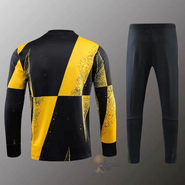 Calcio Maglie Tuta Presentazione Inter Milán 2019 2020 Nero Giallo