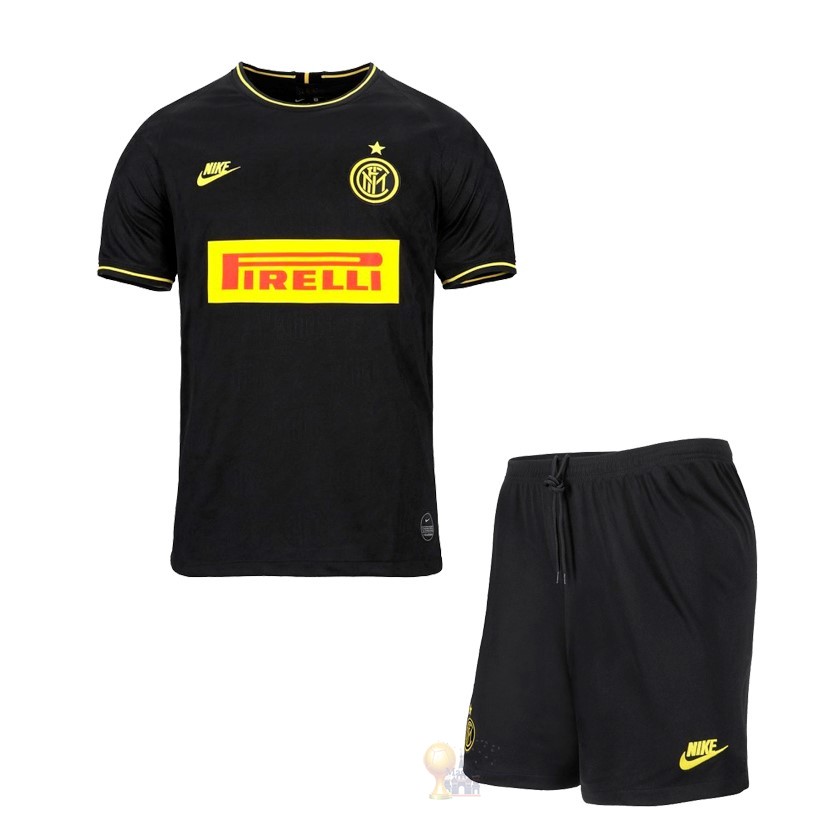 Calcio Maglie Terza Conjunto De Bambino Inter Milán 2019 2020 Nero