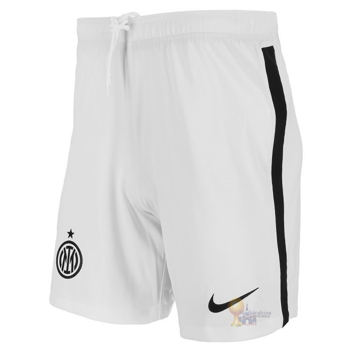 Calcio Maglie Away Pantaloni Inter Milán 2021 2022 Bianco