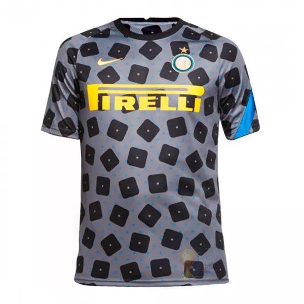 Calcio Maglie Entrenamiento Inter Milán 2020 2021 Grigio