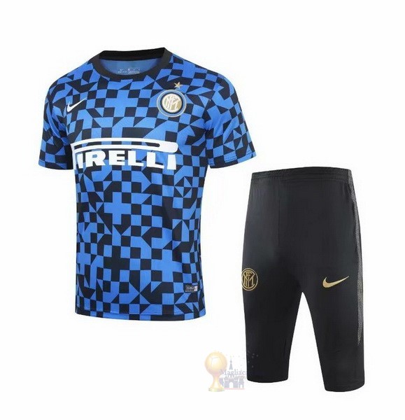 Calcio Maglie Formazione Set Completo Inter Milán 2019 2020 Blu Nero