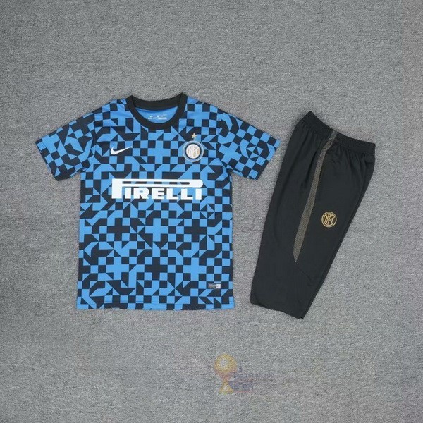 Calcio Maglie Formazione Set Completo Inter Milán 2019 2020 Blu Nero