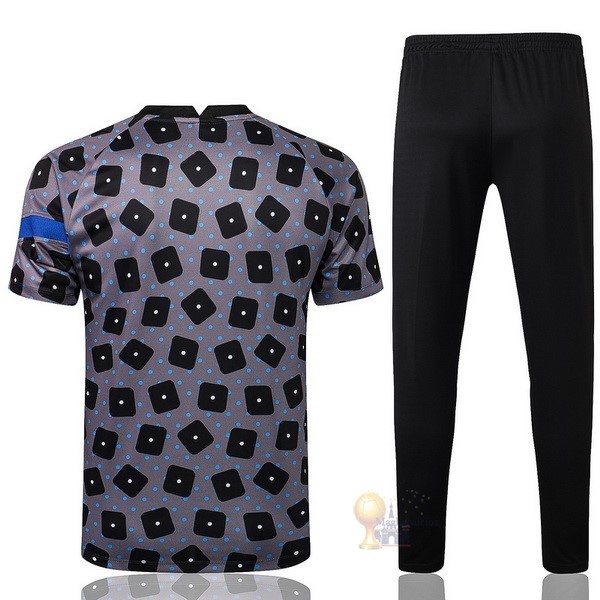 Calcio Maglie Formazione Set Completo Inter Milán 2021 2022 Grigio
