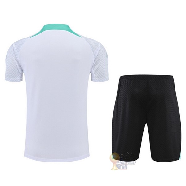 Calcio Maglie Formazione Set Completo Inter Milán 2022 2023 Bianco Verde