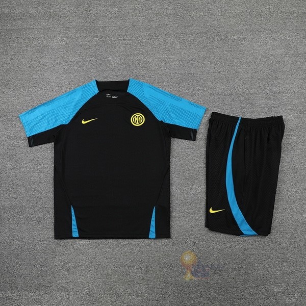 Calcio Maglie Formazione Set Completo Inter Milán 2022 2023 Blu Nero