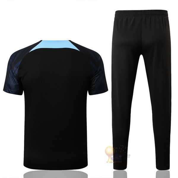 Calcio Maglie Formazione Set Completo Inter Milán 2022 2023 Nero Blu