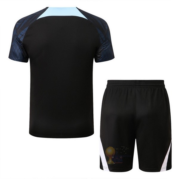 Calcio Maglie Formazione Set Completo Inter Milán 2022 2023 Nero I Blu