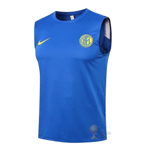 Calcio Maglie Formazione Sin Mangas Inter Milán 2021 2022 Blu