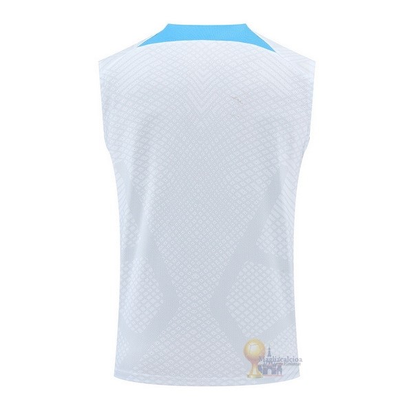 Calcio Maglie Formazione Sin Mangas Inter Milán 2022 2023 Bianco Blu