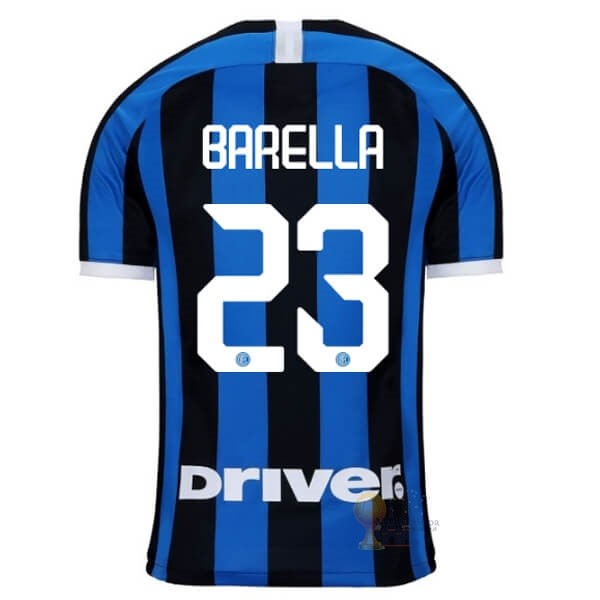 Calcio Maglie NO.23 Barella Home Maglia Inter Milán 2019 2020 Blu
