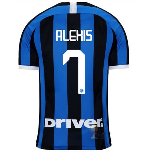 Calcio Maglie NO.7 Alexis Home Maglia Inter Milán 2019 2020 Blu
