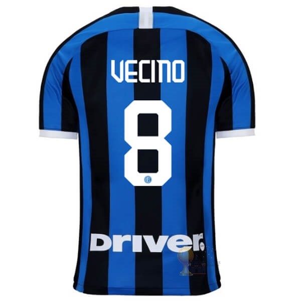 Calcio Maglie NO.8 Vecino Home Maglia Inter Milán 2019 2020 Blu