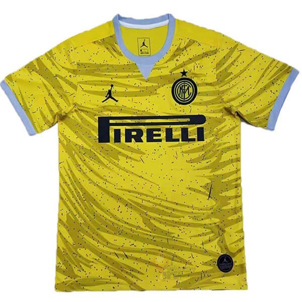 Calcio Maglie Thailandia Away Maglia Inter Milán 2019 2020 Giallo