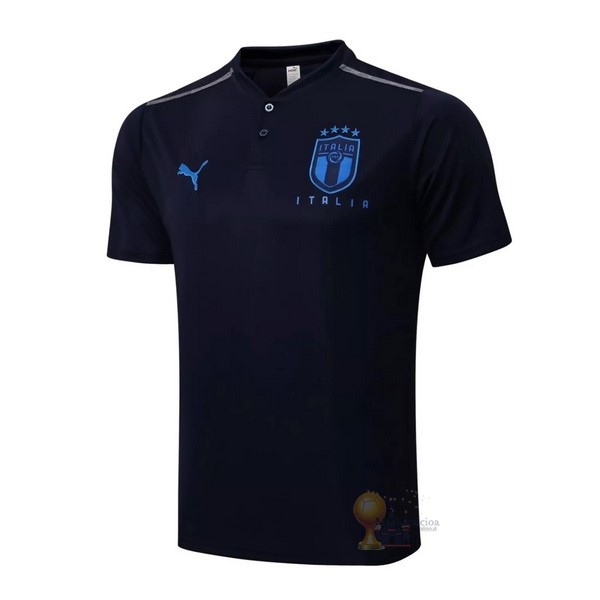 Calcio Maglie Polo Italia 2022 Blu Navy