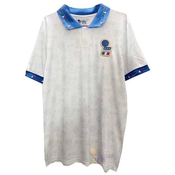 Calcio Maglie Away Maglia Italy Retro 1994 Bianco