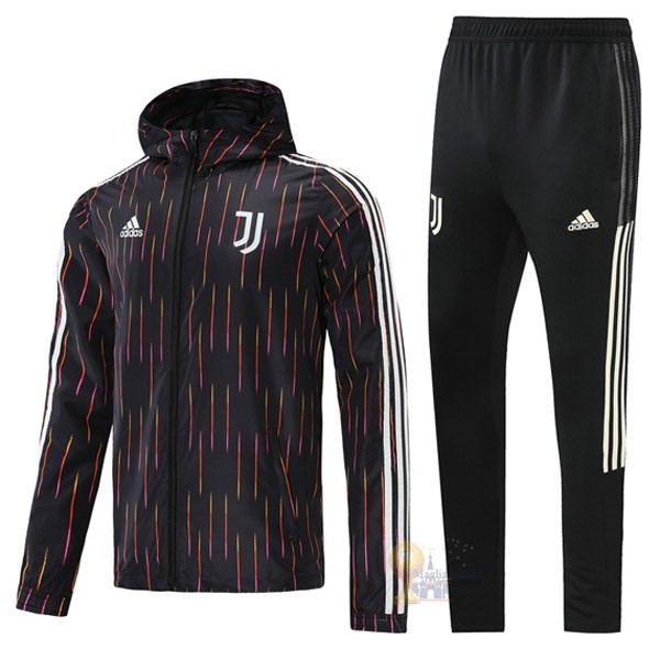 Calcio Maglie Felpa Cappuccio Juventus 2021 2022 Rosso Nero