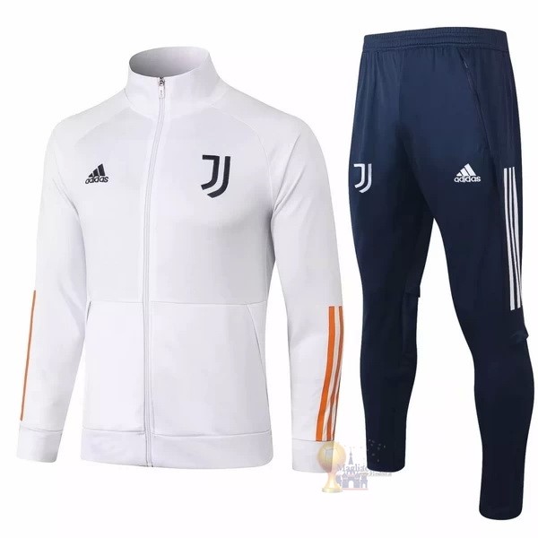 Calcio Maglie Giacca Juventus 2020 2021 Bianco Nero