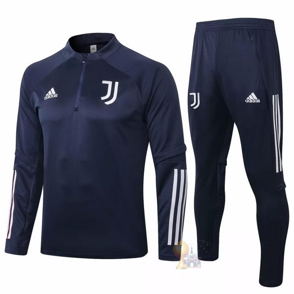 Calcio Maglie Giacca Juventus 2020 2021 Blu Navy