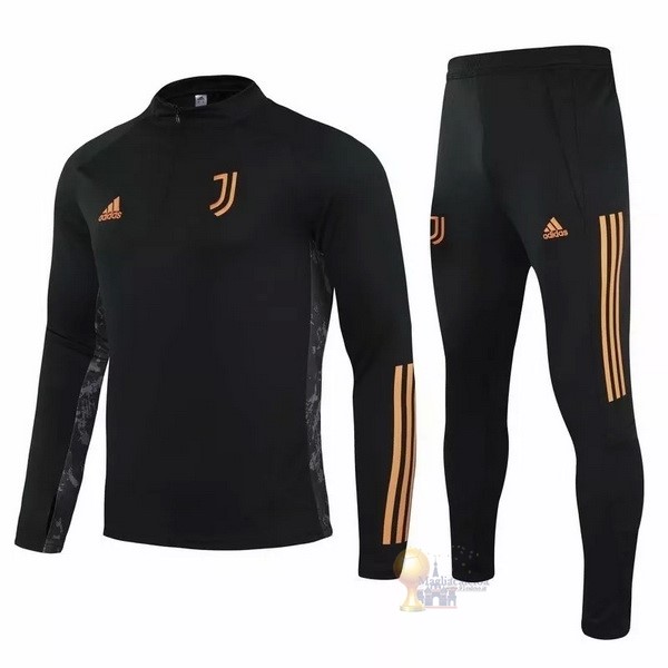 Calcio Maglie Giacca Juventus 2020 2021 Nero Giallo