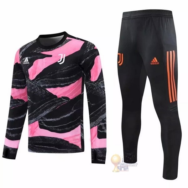 Calcio Maglie Giacca Juventus 2020 2021 Rosa Nero Arancione