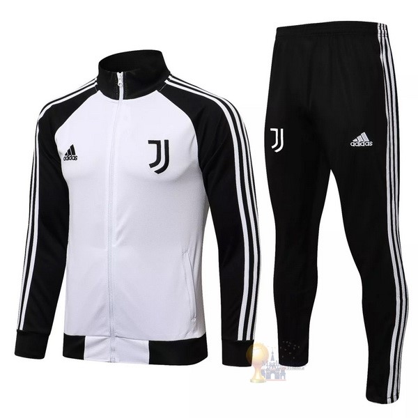 Calcio Maglie Giacca Juventus 2021 2022 Bianco II Nero