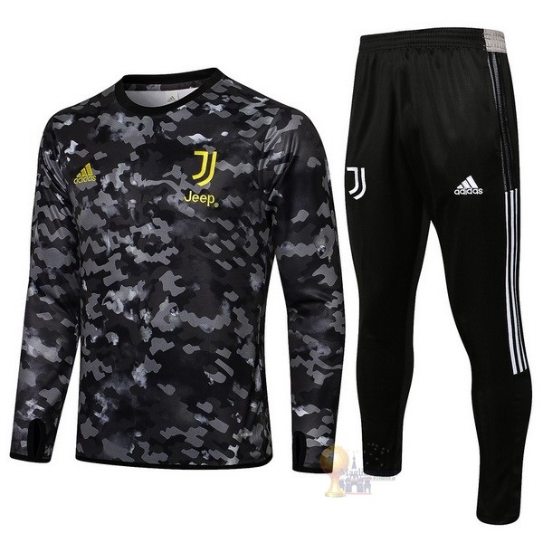 Calcio Maglie Giacca Juventus 2021 2022 Grigio Nero